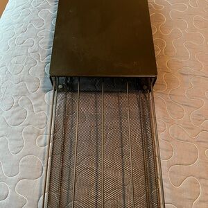 Black Metal Mesh coffee pod holder/drawer/organizer Kcup